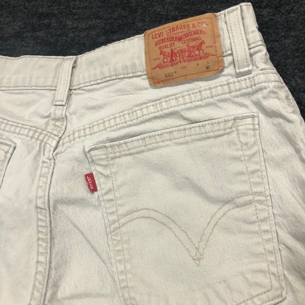 Levis 550 Jeans Relaxed Fit Tapered Leg Classic Stretch Women's Size 14 M - Picture 9 of 9